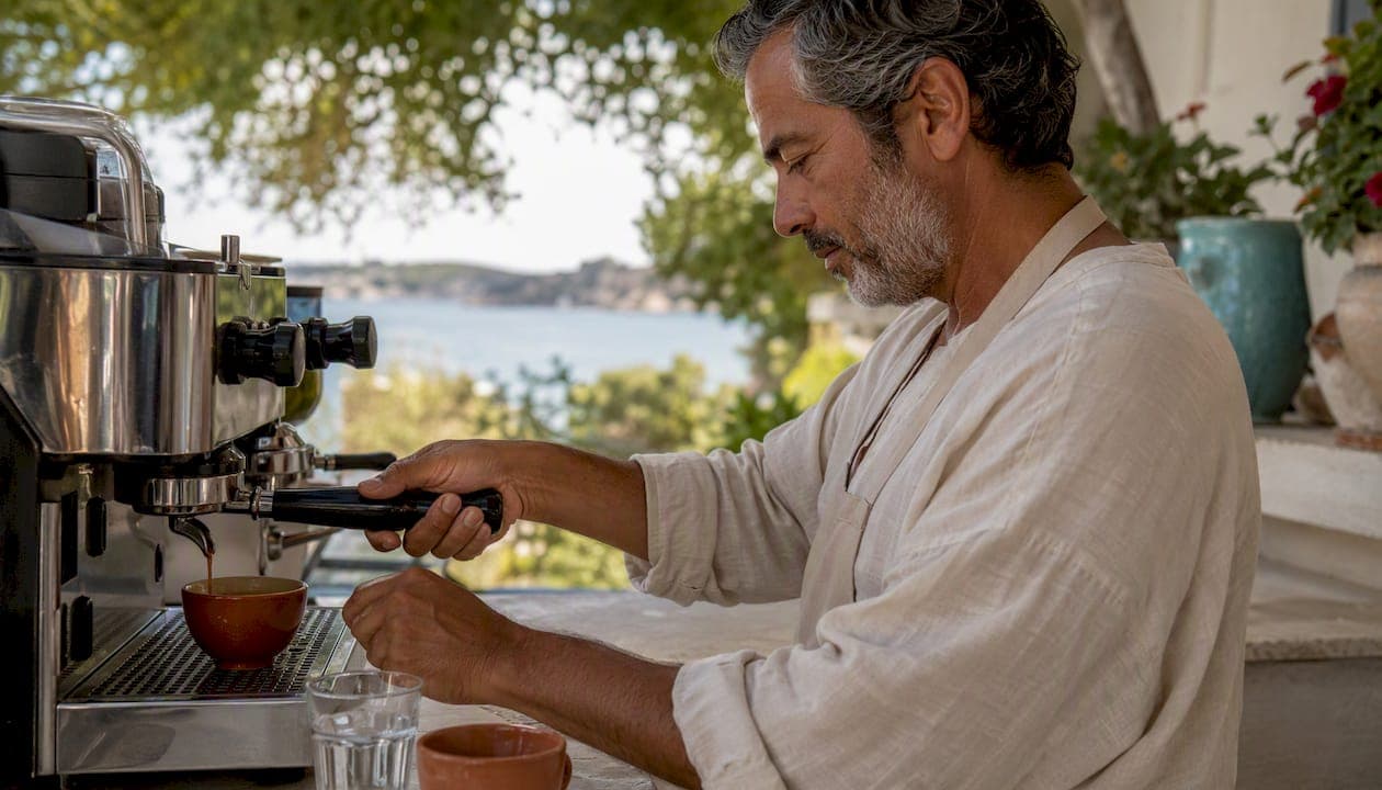 Step-by-step Sardinian coffee experience for visitors